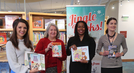 people at Jingle Books event